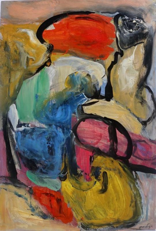 Composition in Red Yellow Blue